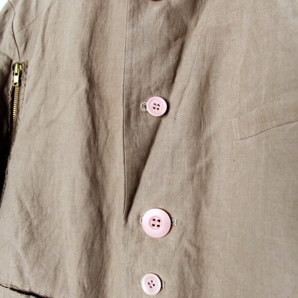 BNWT SS21 UNDERCOVER LINEN WEATHERED BLAZER JACKET 2 - Picture 10 of 14